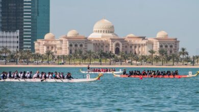 Photo of 70 فريقا و 1600 متسابق في بطولة قوارب التنين في الشارقة